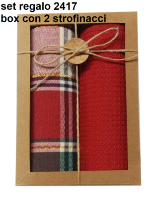CONFEZIONE REGALO NATALE +2STROF ART2417 50X70 Tellini S.R.L. Velkoobchodní oblečení